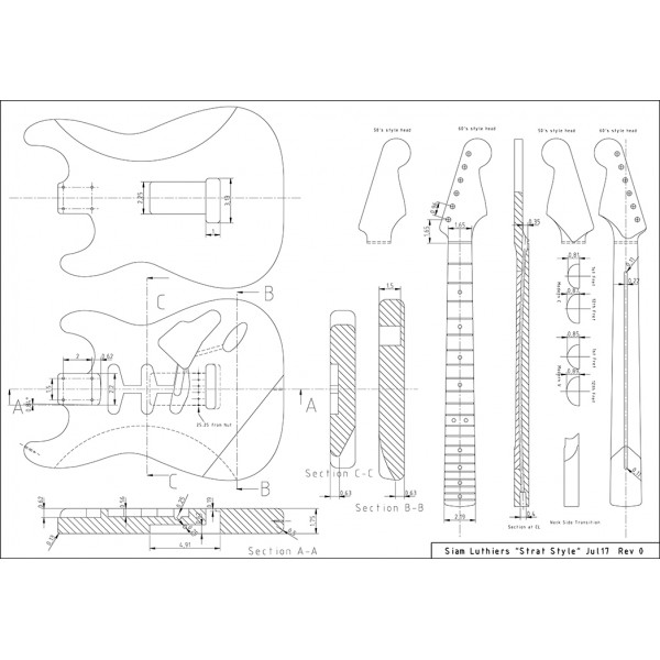 Strat Style Guitar